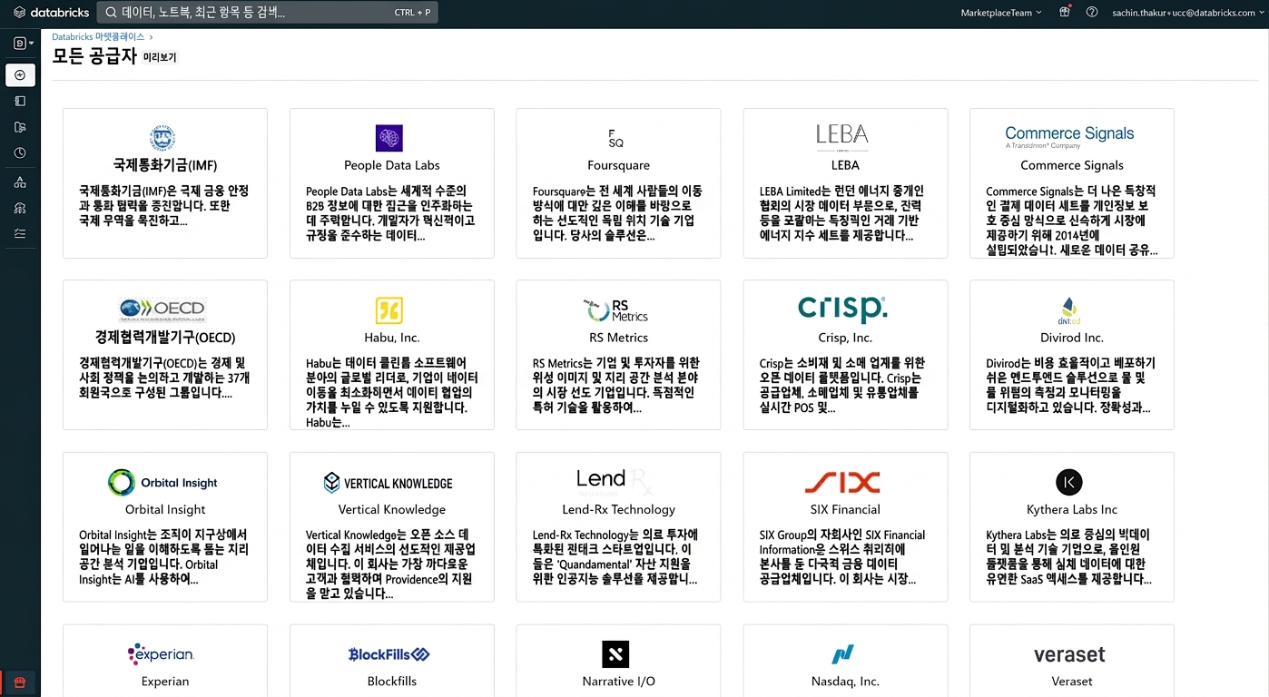 Databricks Marketplace Screenshot