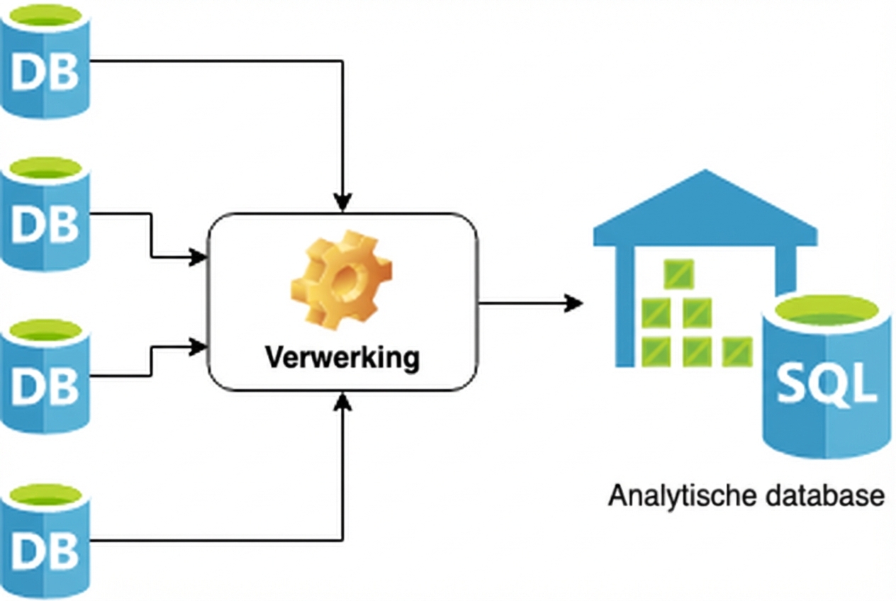 Diagram van het data-ingestieproces