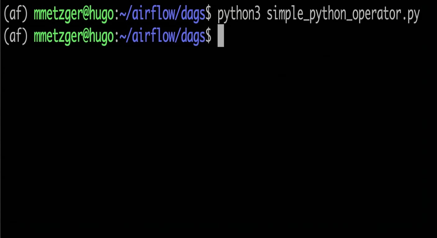 python3 - geen fouten