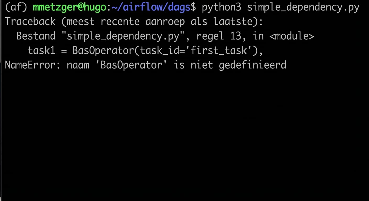 python3 - fouten