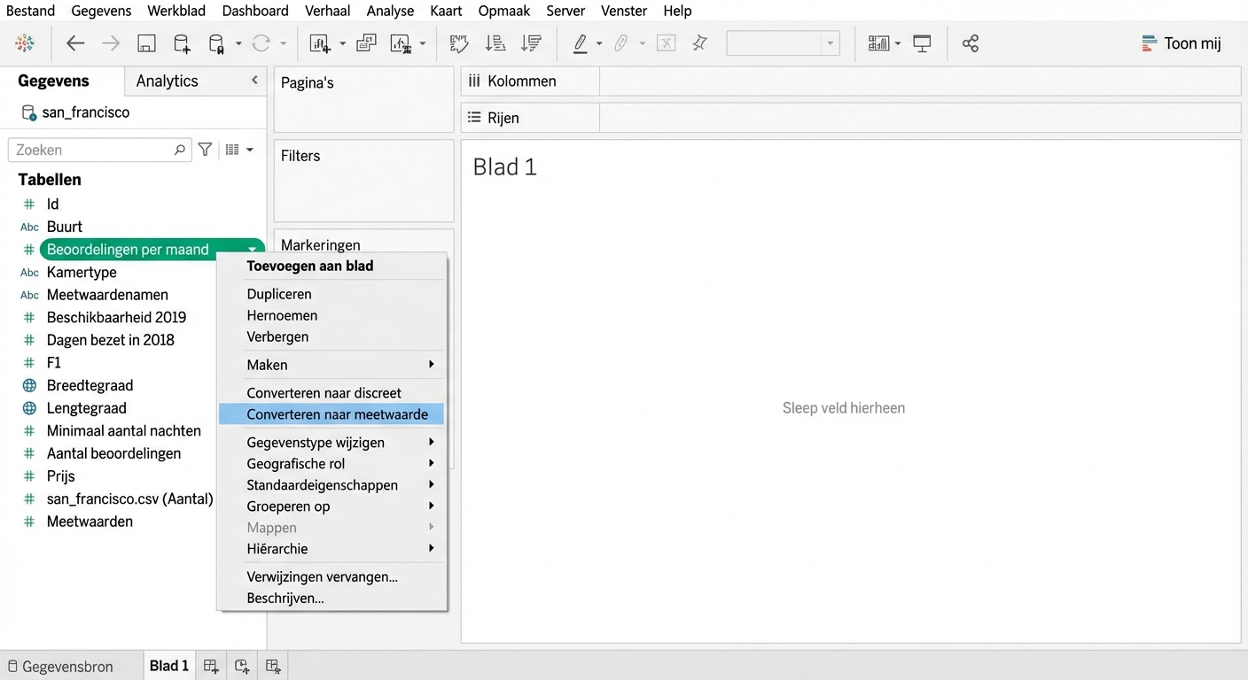 dimensie omzetten naar maat