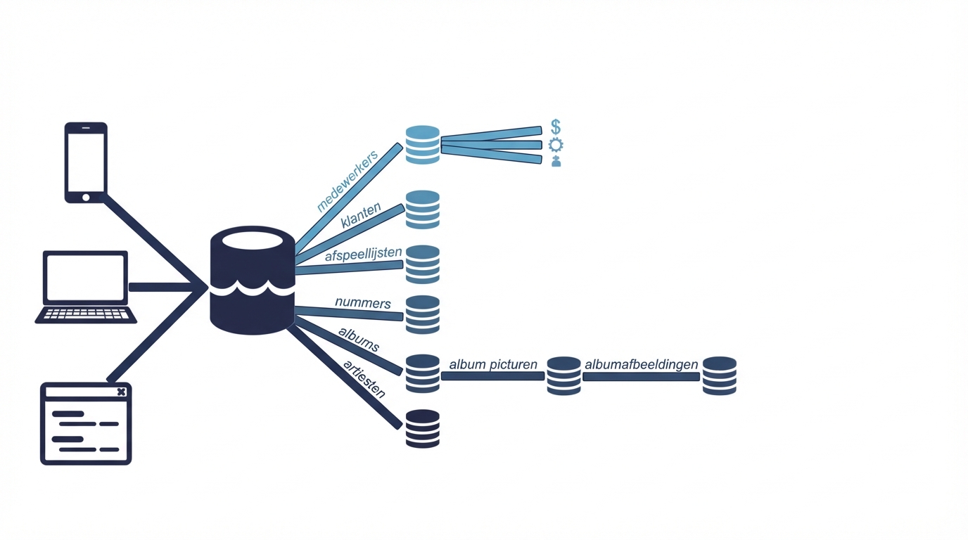 schrijf schone tracks naar database