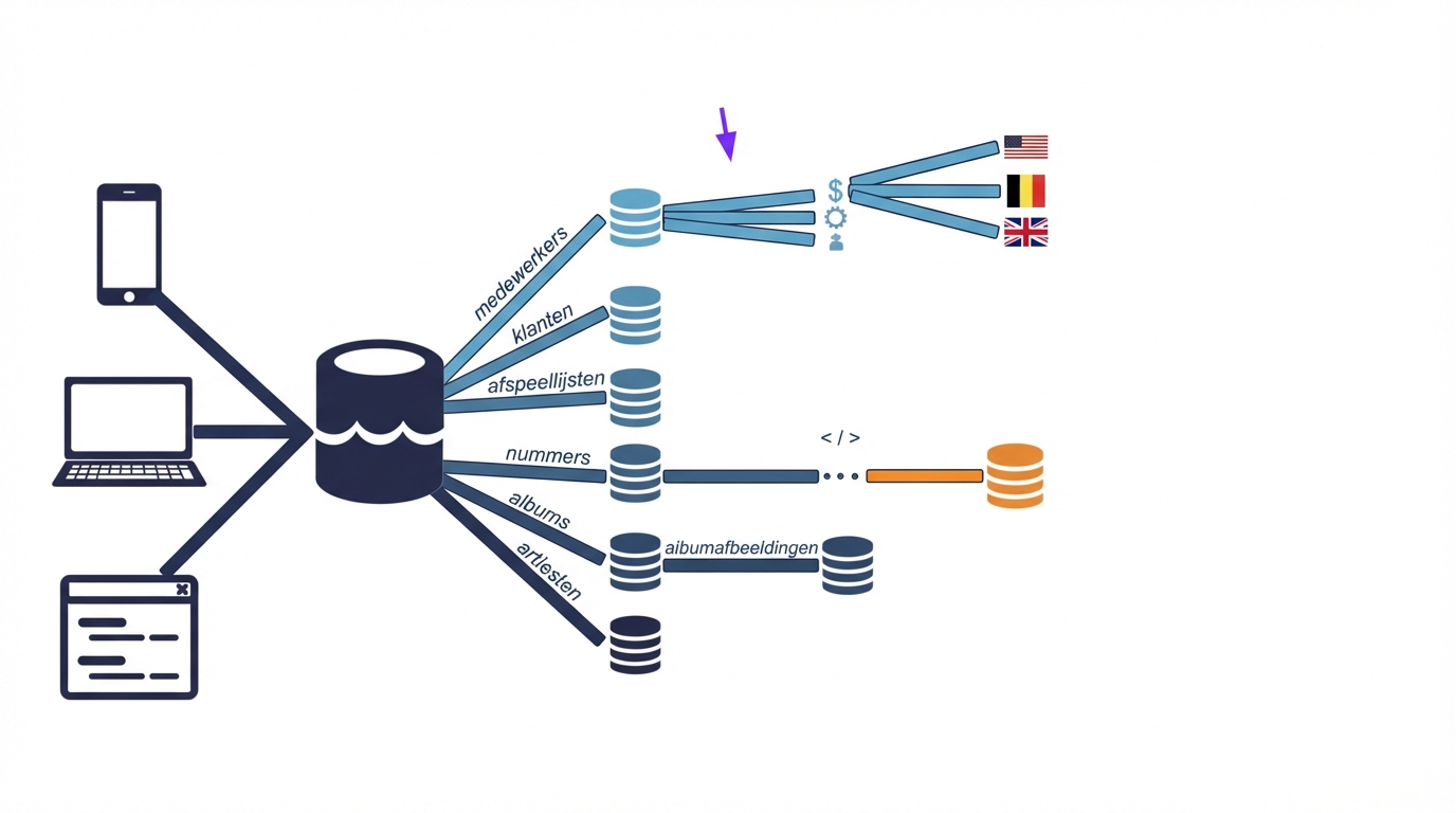 data naar het datameer verplaatsen