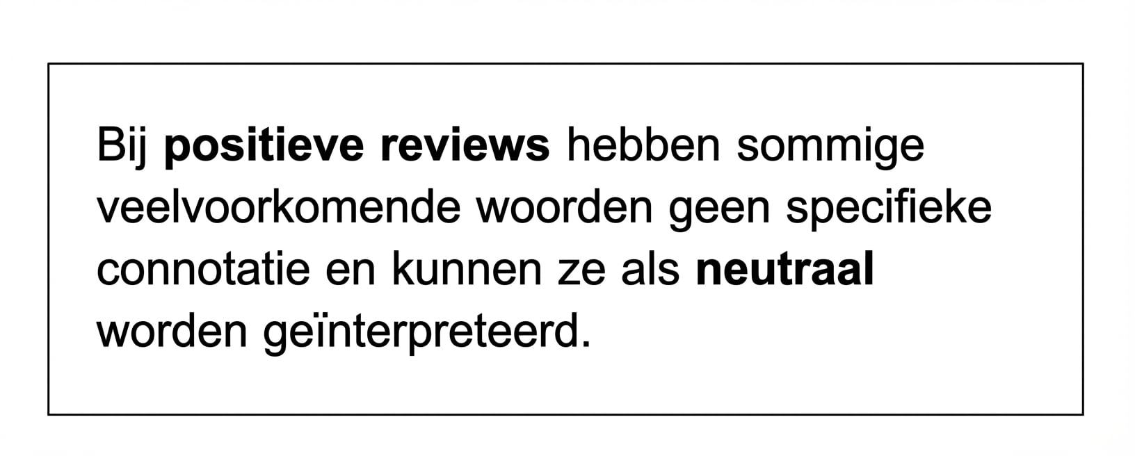 alinea met vetgedrukte letters