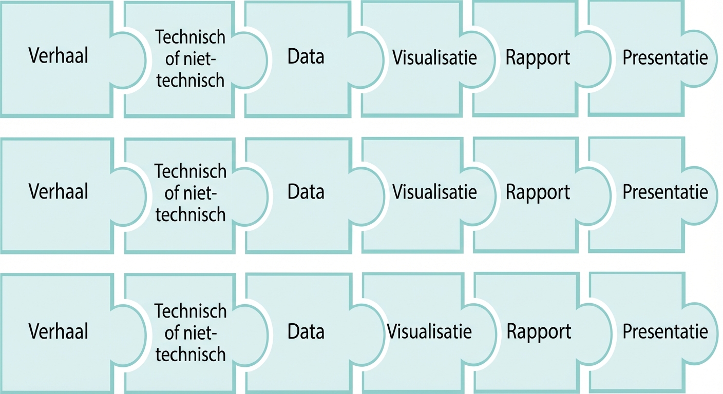 puzzelstuk met het woord presentatie
