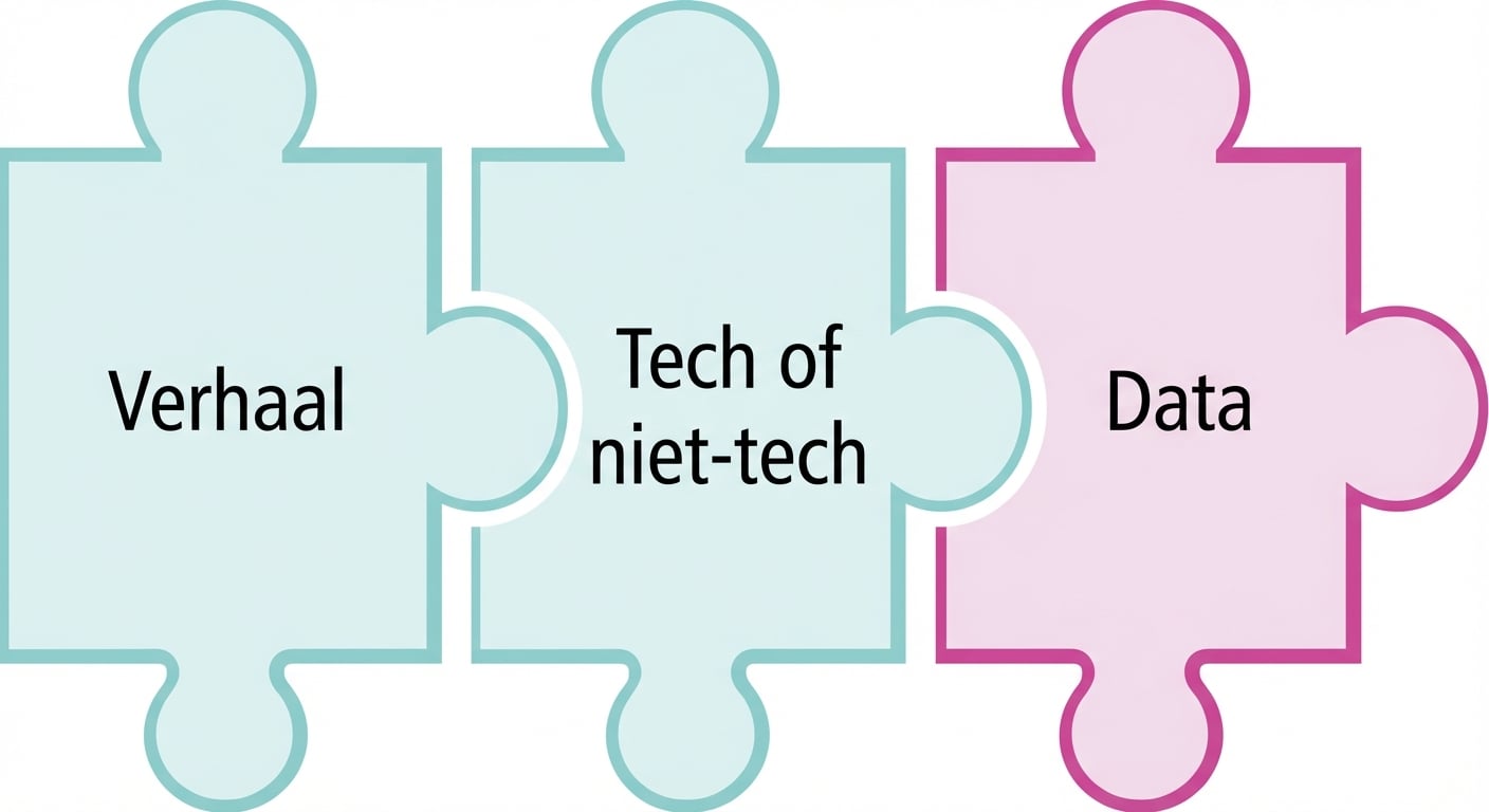 Puzzelstuk met het woord data gemarkeerd