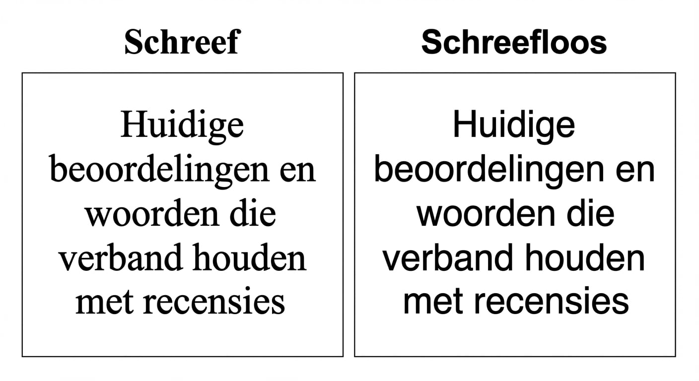 slides met serif- en sans-serif-lettertypen