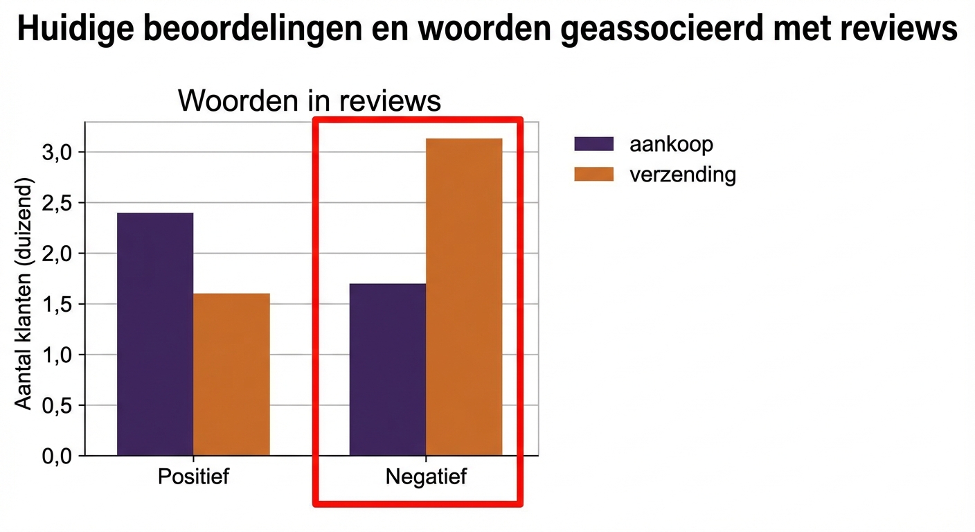 grafiek met rood kader