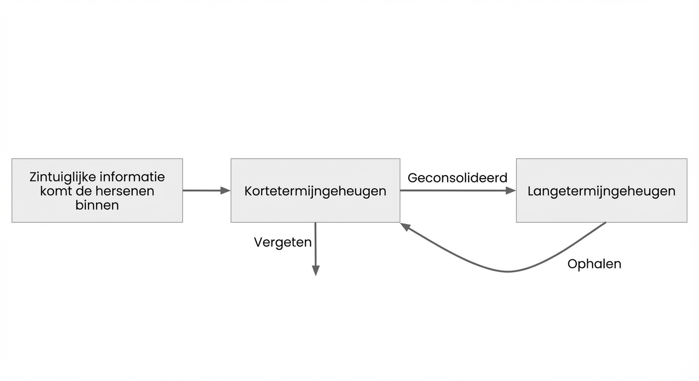 Hoe het kortetermijngeheugen werkt