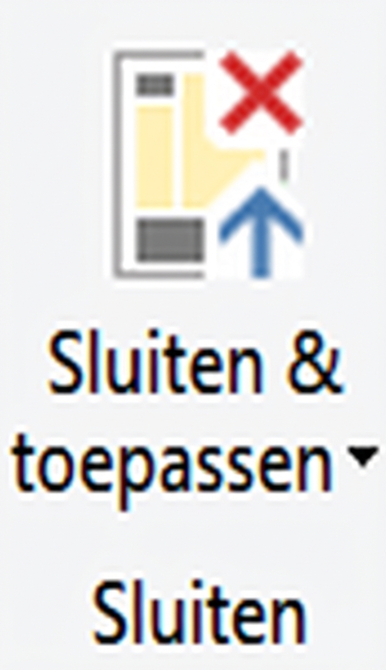 Een screenshot van de PowerBI-interface met het pictogram Transform Data dat de Power Query-editor opent.