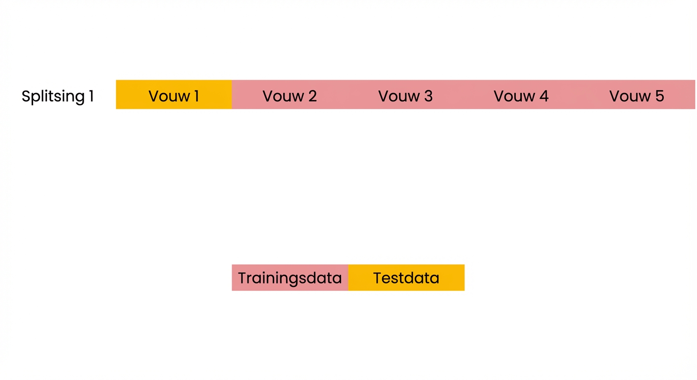 vouwen 2–5 gebruikt als trainingsdata