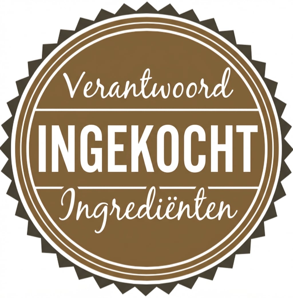 Een logo met de tekst 'Responsibly Sourced Ingredients'.
