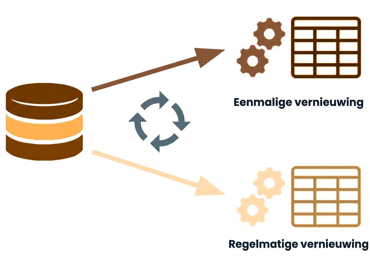 Voorbeeld incrementele refresh