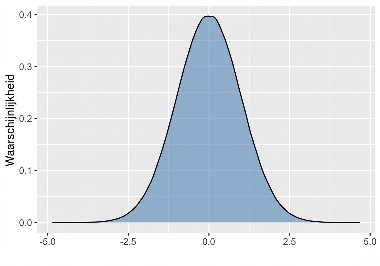 Normale verdeling met gemiddelde 0 en sd 1.png