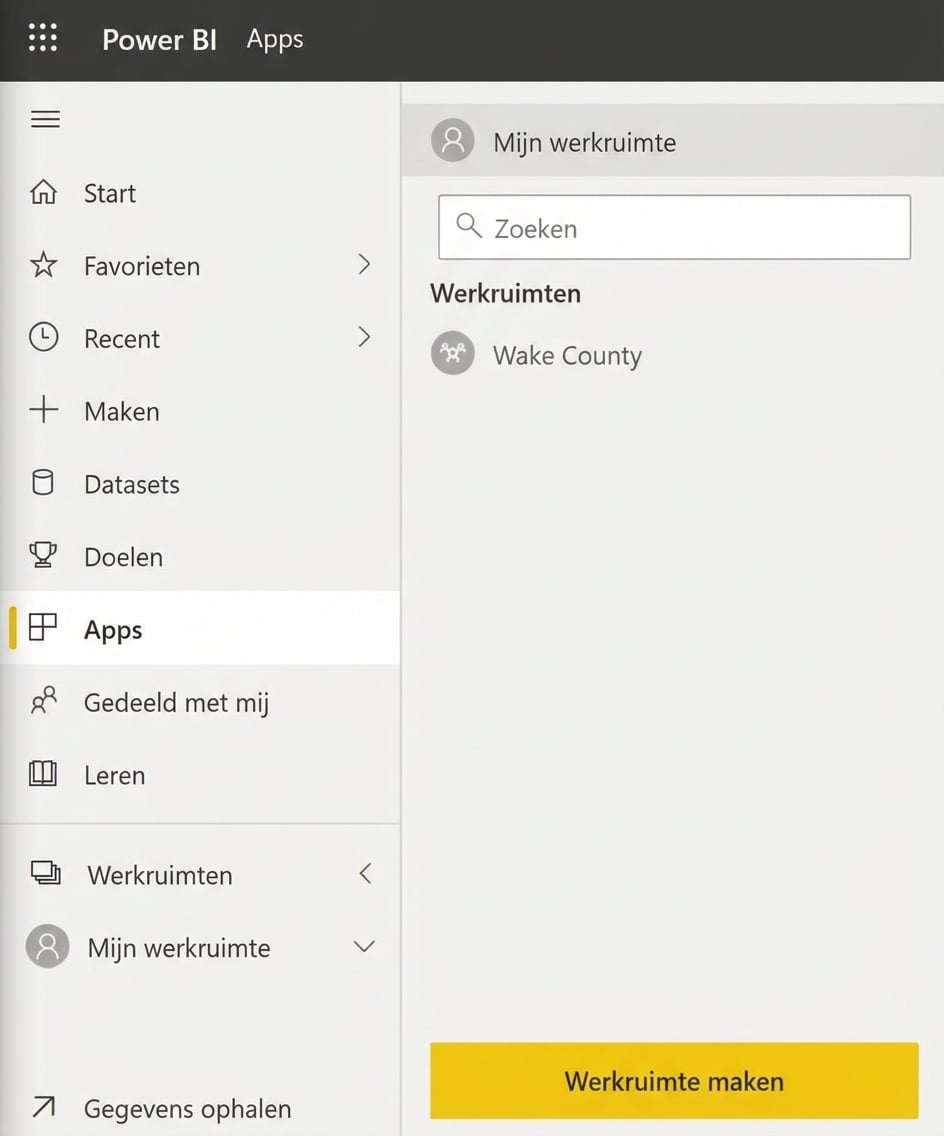 Beschikbare werkruimtes voor een gebruiker bekijken
