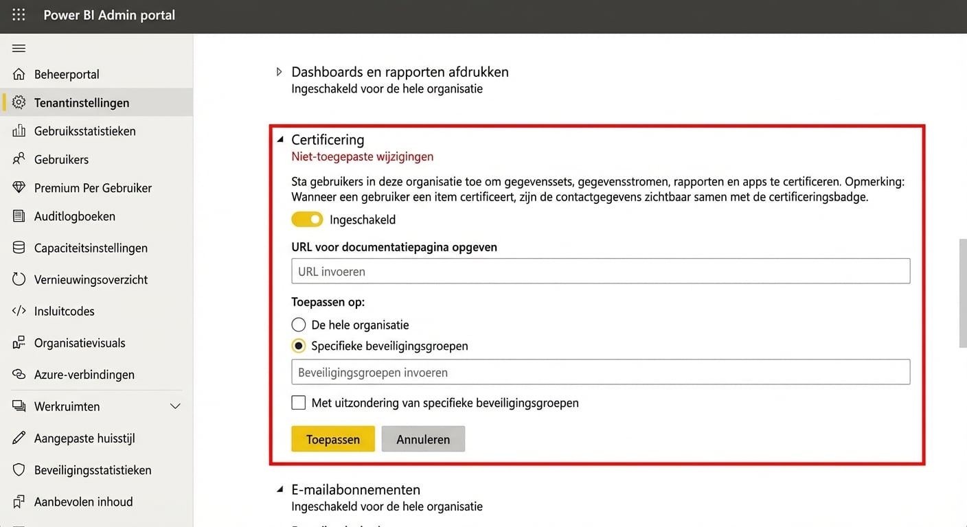 Certificeringsinstellingen