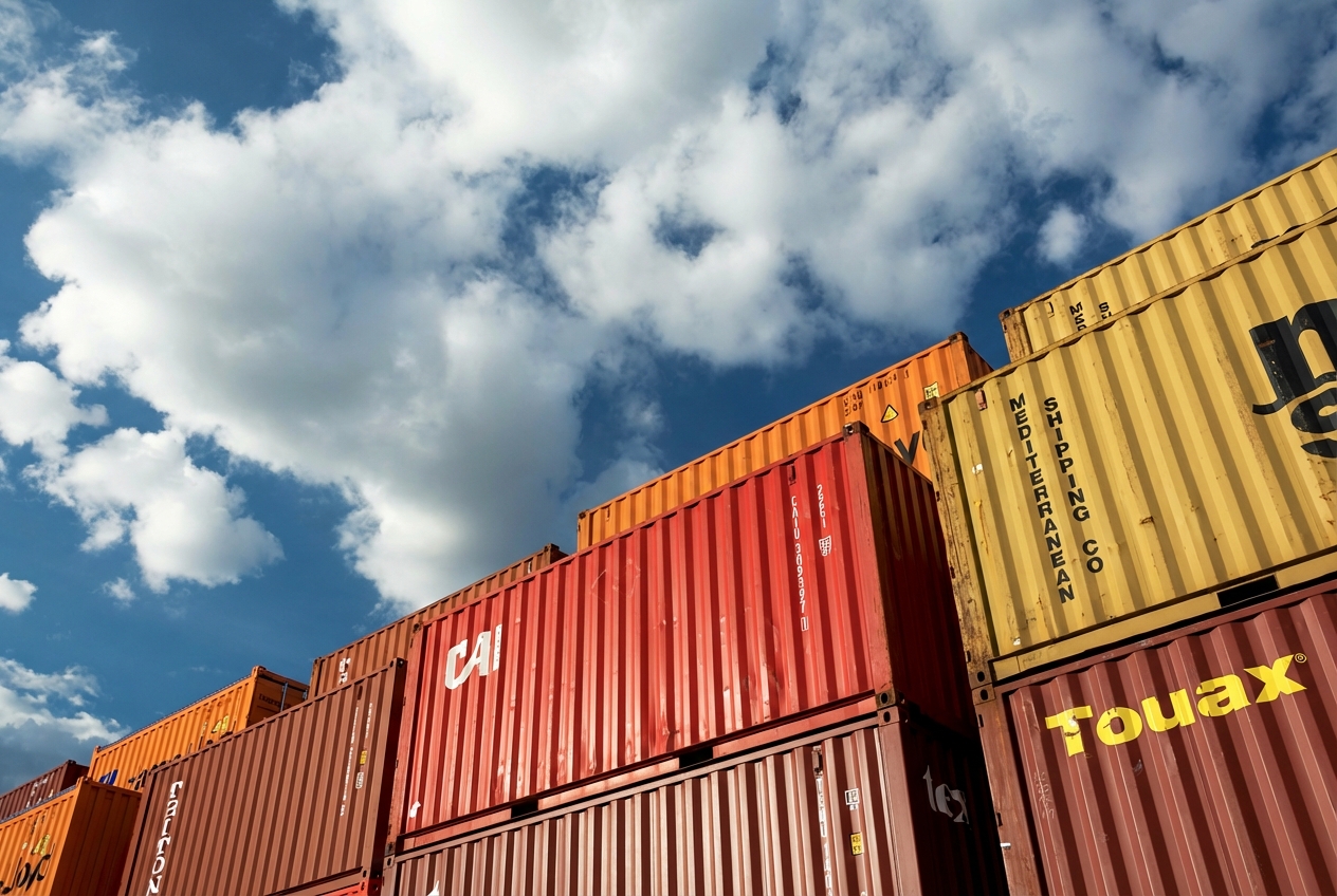 foto van transportcontainers