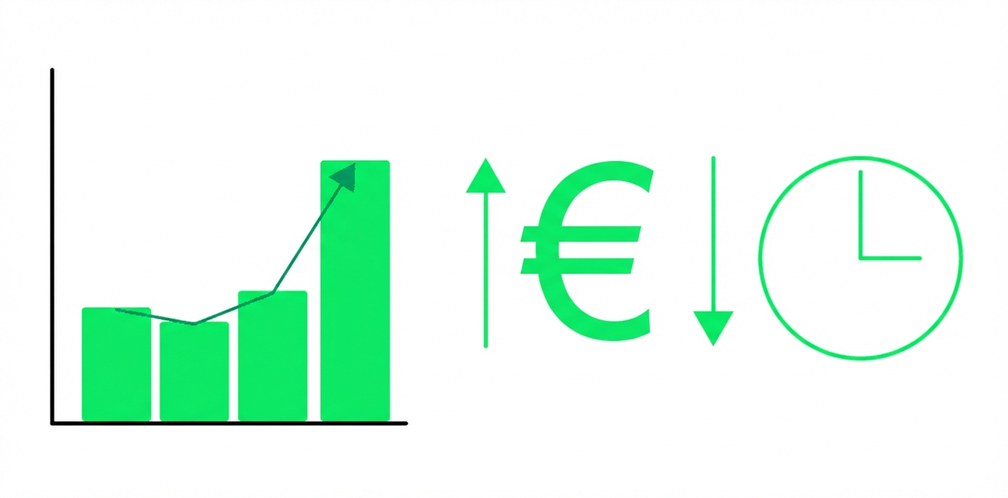 grafiek met waarde in dollars