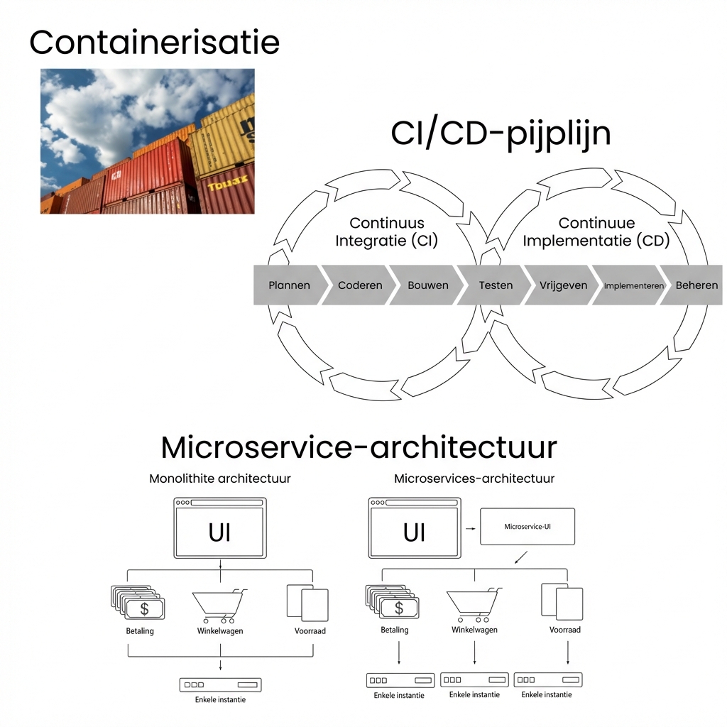 Uitrolfase microservices-architectuur