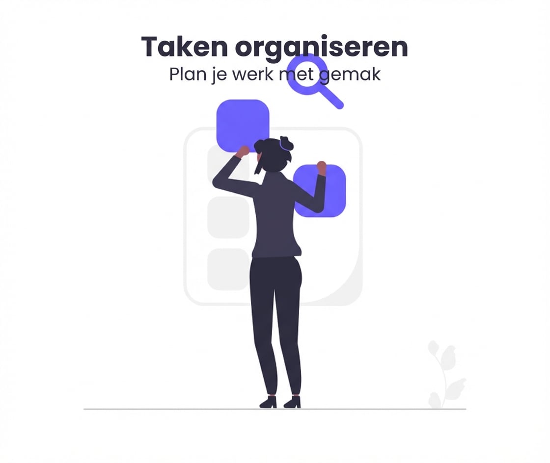 Persoon die onderdelen van een probleem op hun plek zet