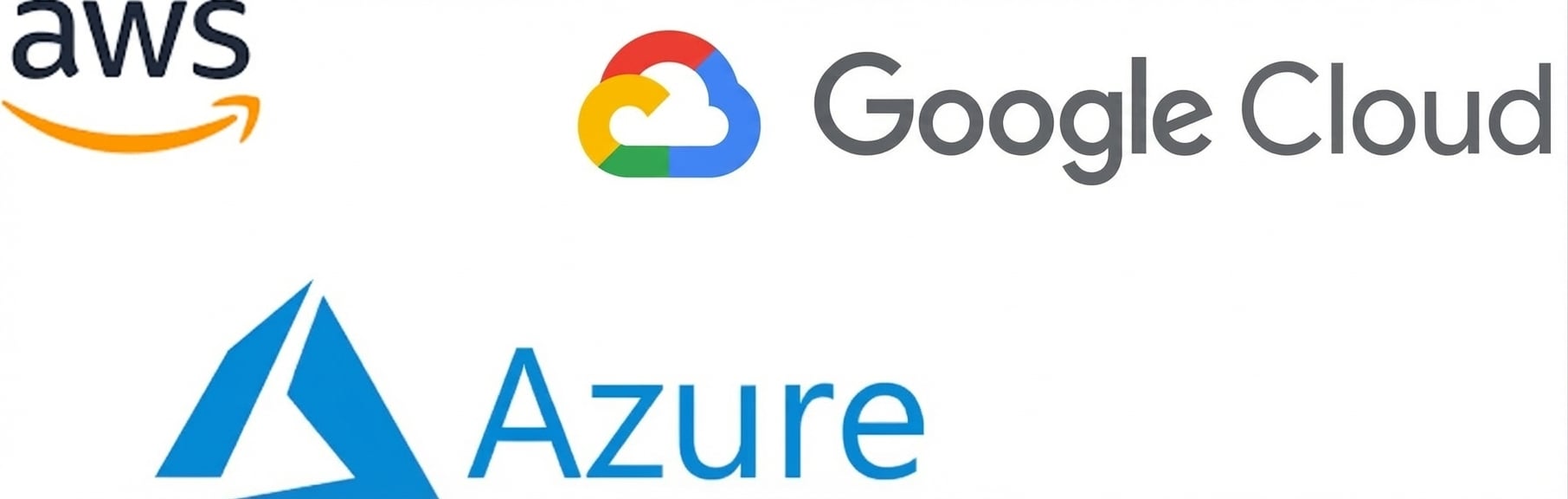 Logo's van gangbare cloudproviders