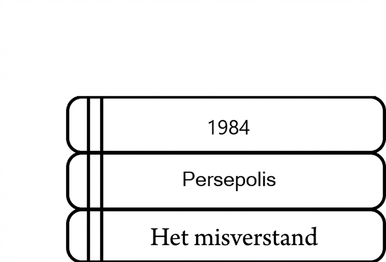 Een stapel boeken.