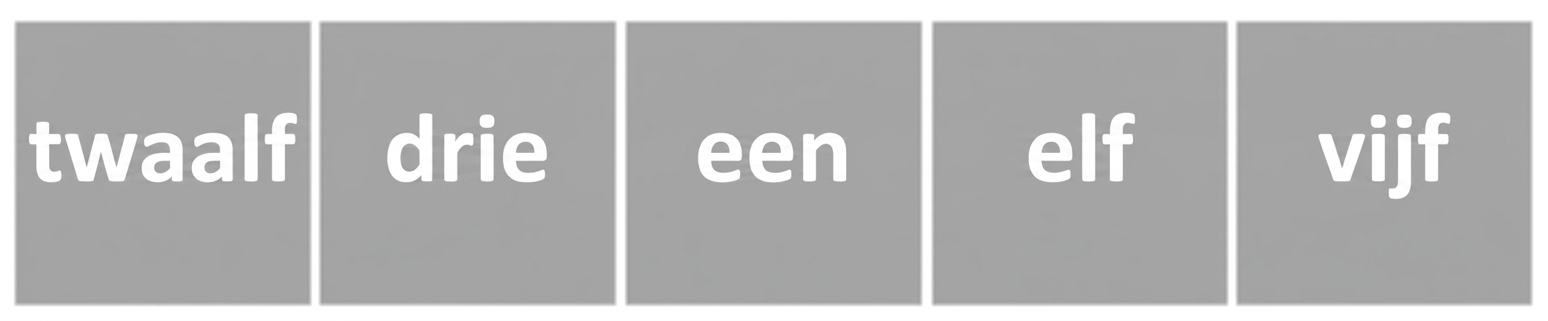 A schematic representation of a list with unordered numbers.