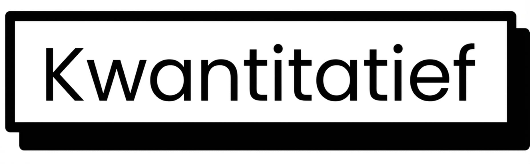 Kwantitatief