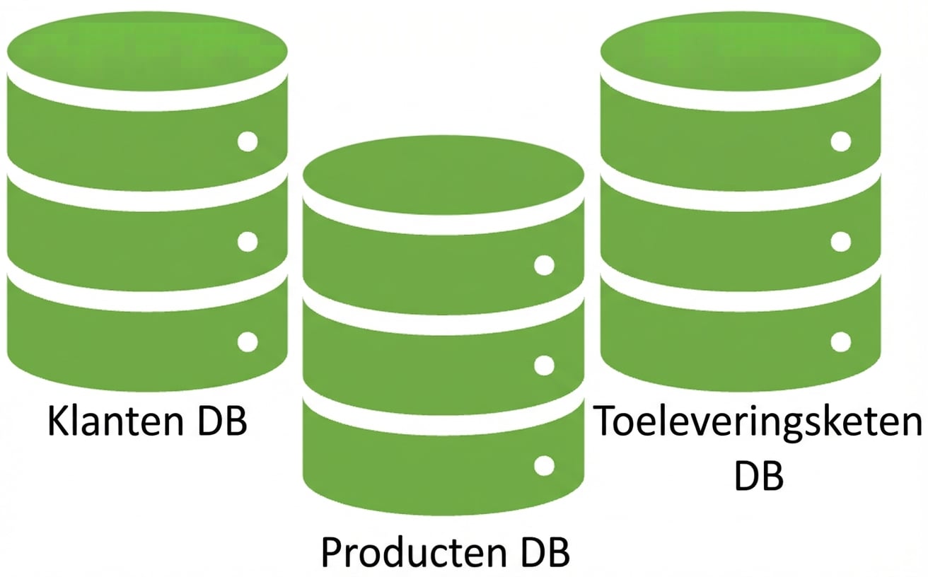 Drie databasetabellen