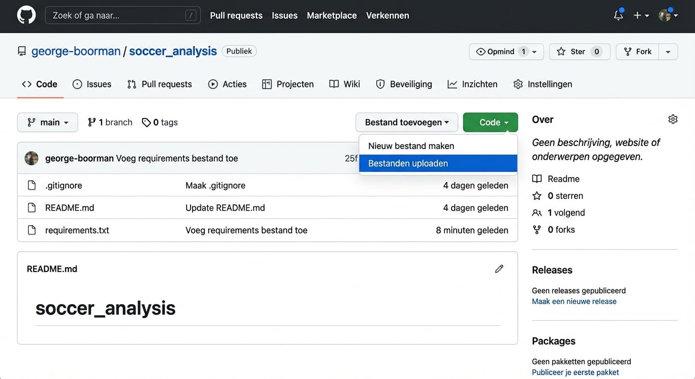 Een bestand uploaden