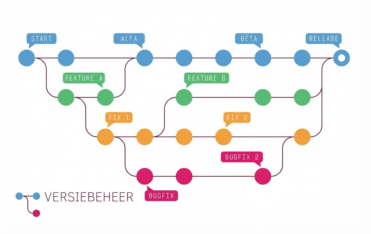 Workflow voor versiebeheer