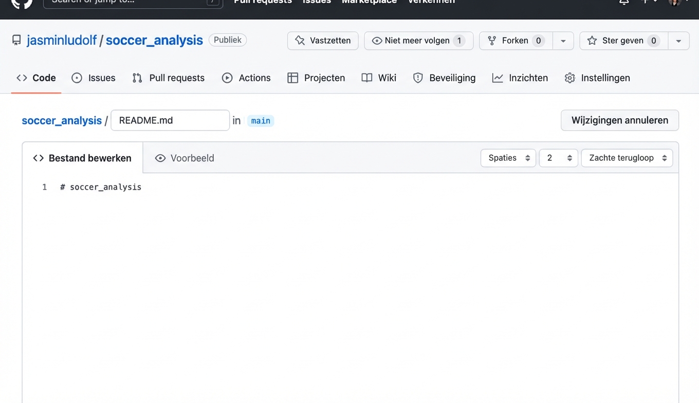 Weergave van het README-bestand