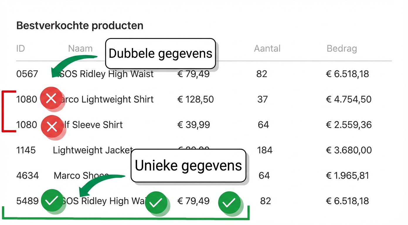 unieke data