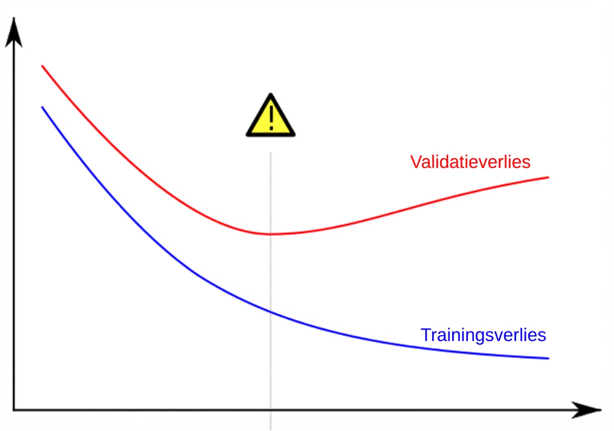 een voorbeeld van overfitting