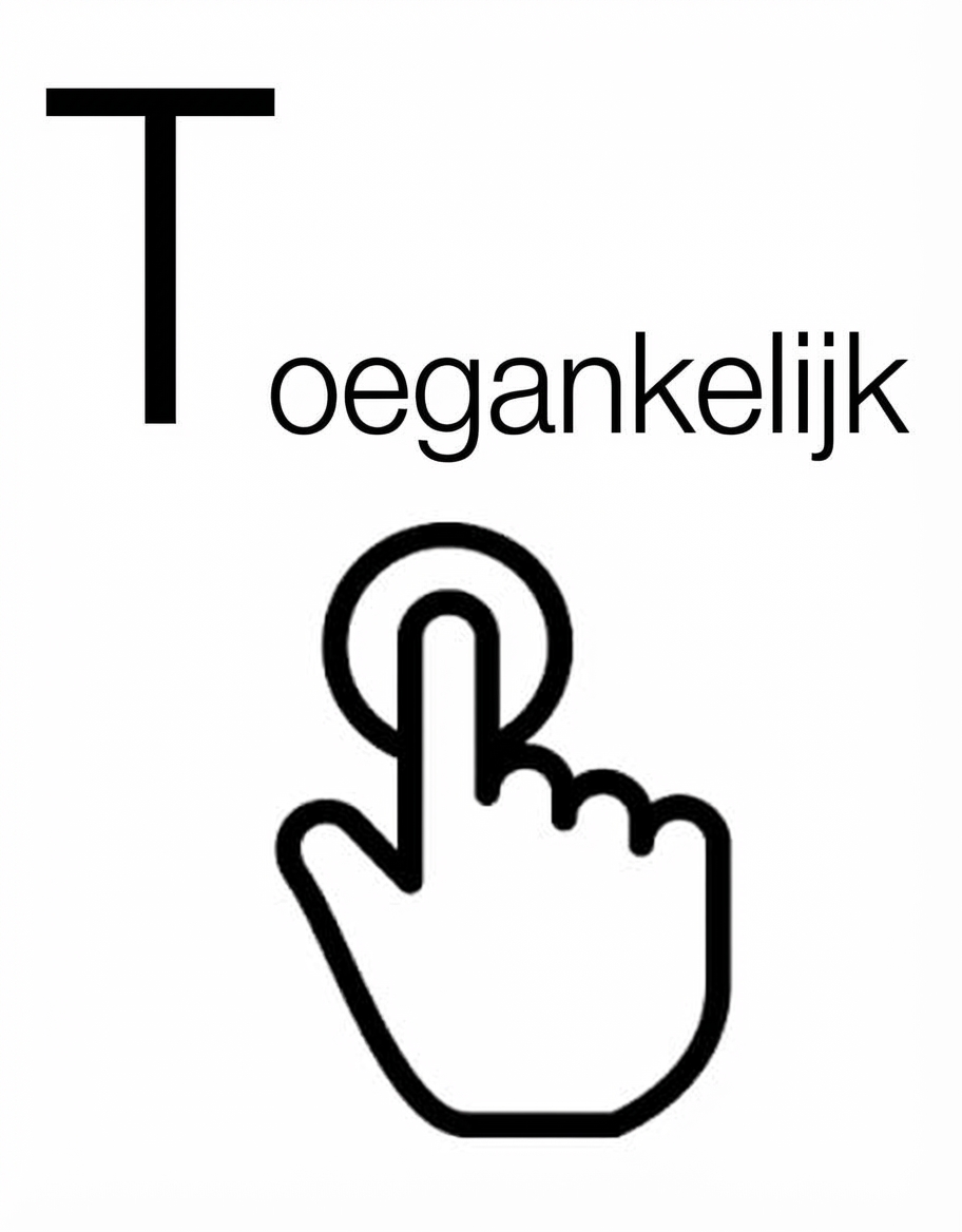 Illustratie van het principe ‘accessible’