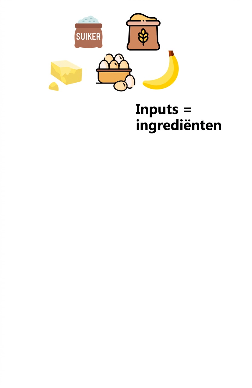 Een keukenrecept als algoritme