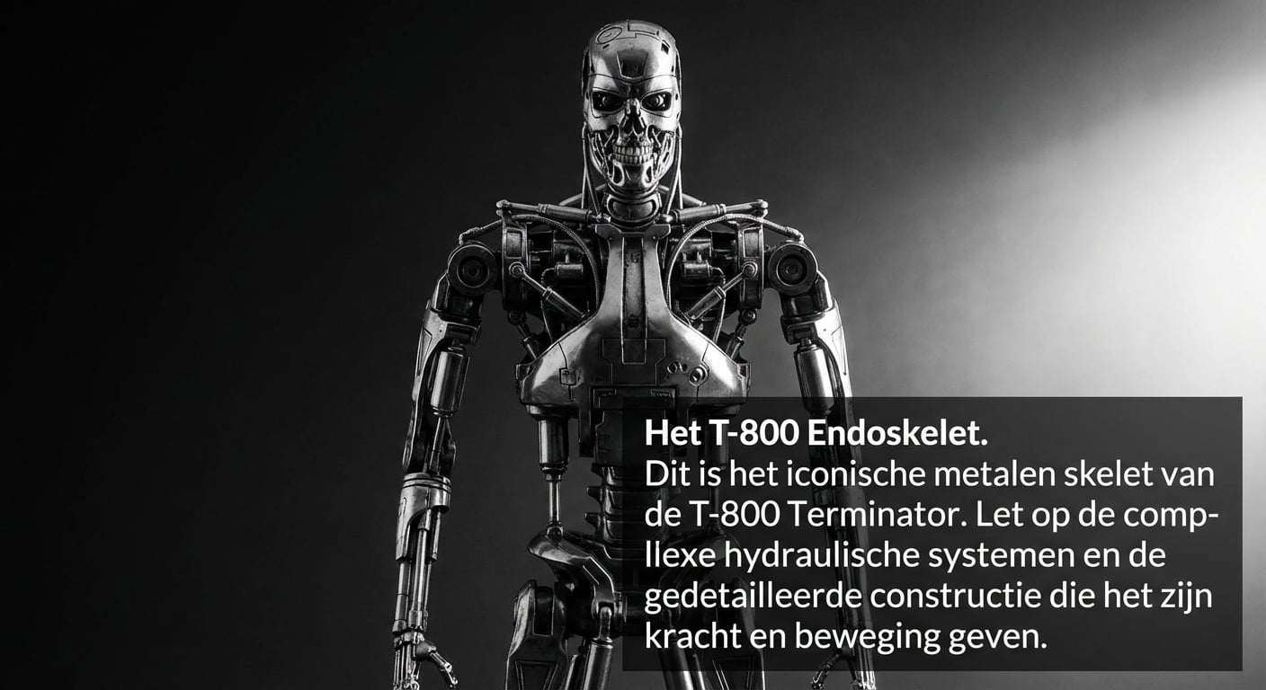 Gevaarlijk ogende robot