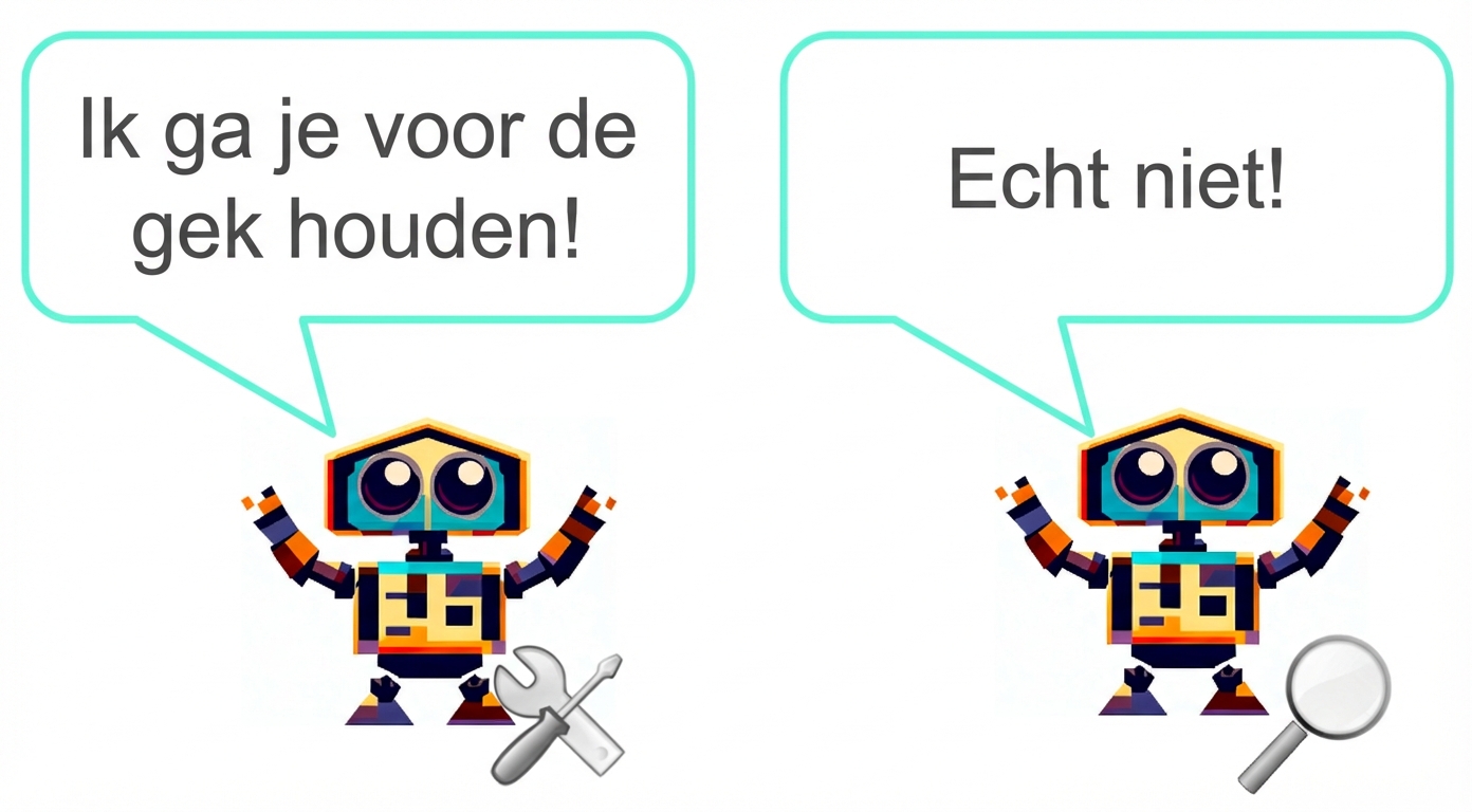 Een afbeelding van een generator-algoritme dat een discriminator uitdaagt om meerdere verwarrende foto's te classificeren van puppy's die op bagels lijken