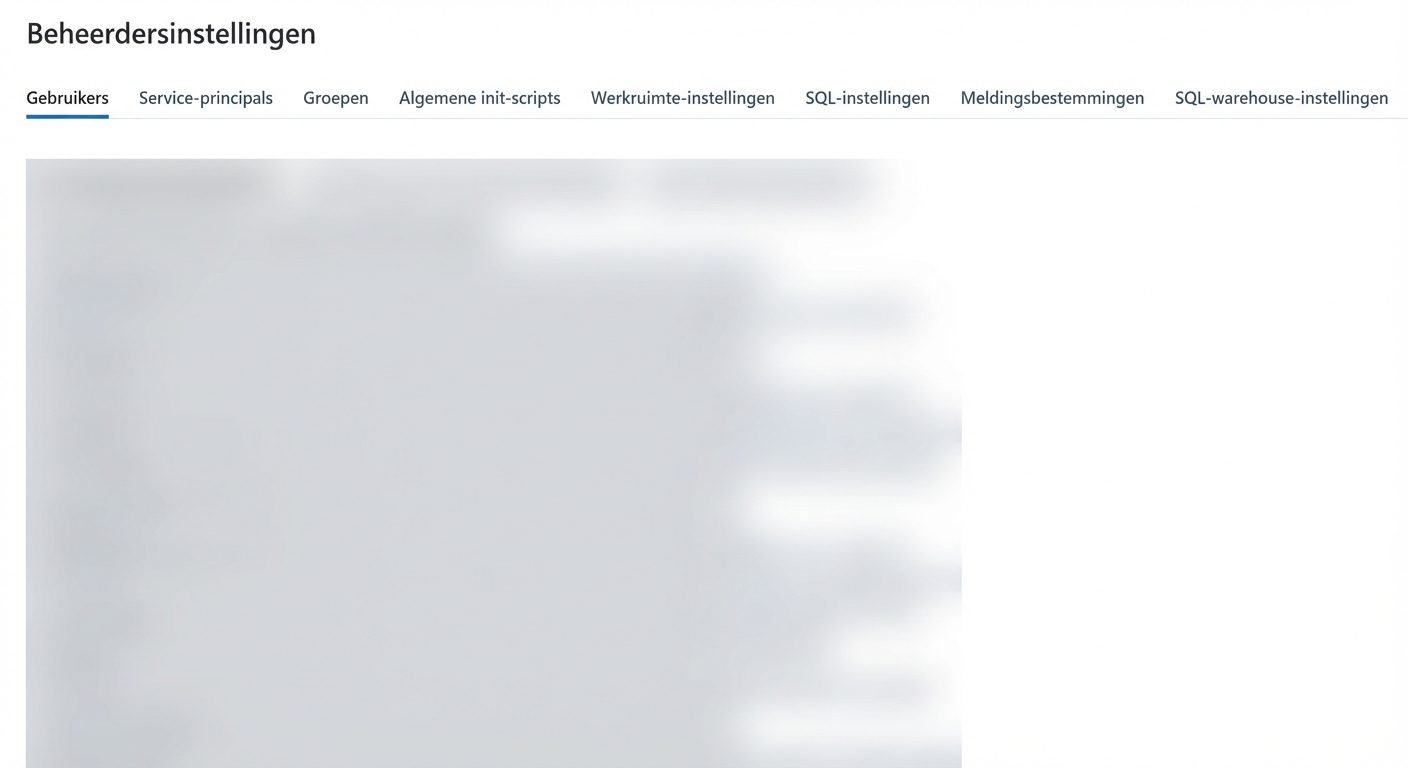 Werkruimtebeheer-instellingen