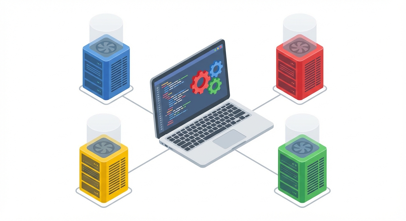 Een pictogram dat een AI-systeem illustreert.