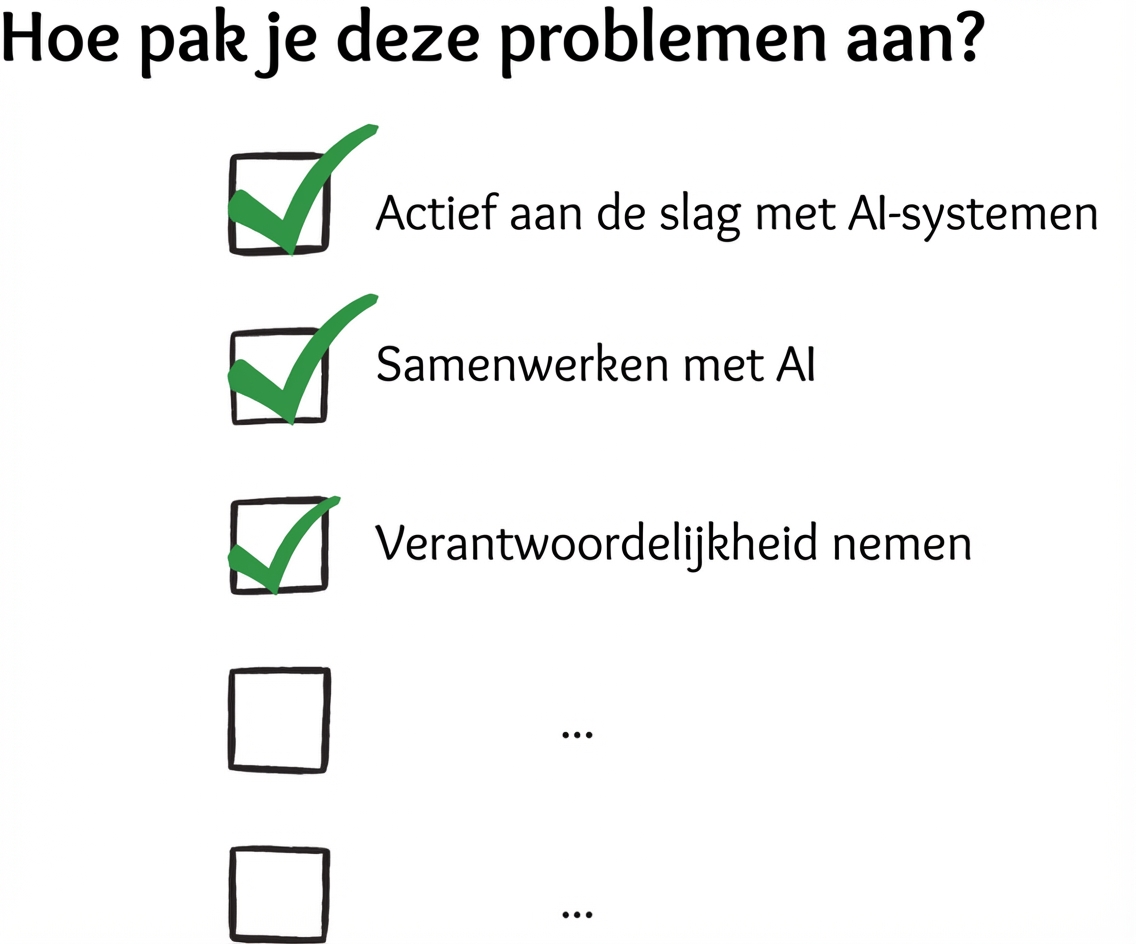 Checklist met dingen die je moet doen om eerlijkheidsproblemen aan te pakken.