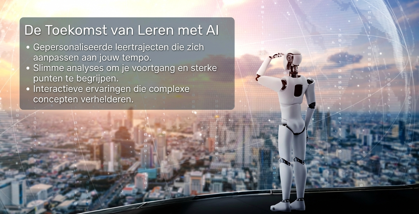 Een robot die een traject plant.