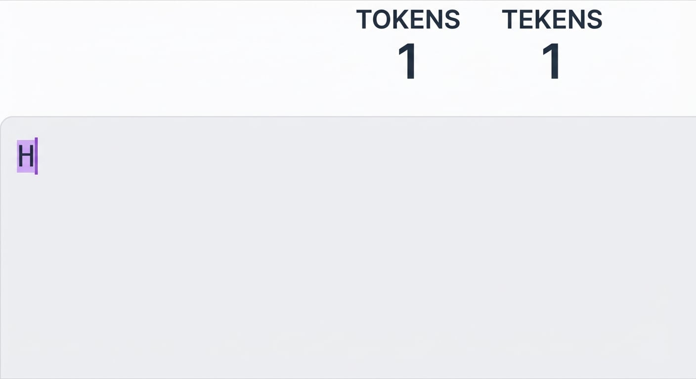 De zin "How can the OpenAI API deliver business value?" waarbij elk token in een andere kleur is gemarkeerd.