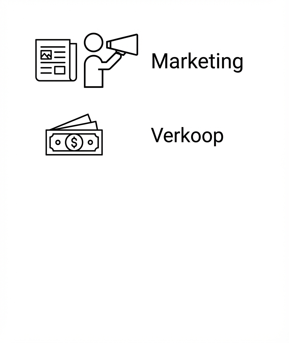 Marketing. Verkoop.