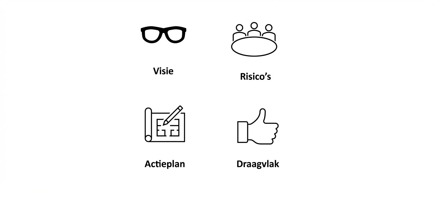 Voeg aan de afbeelding een duim omhoog toe met de woorden "Buy-in".