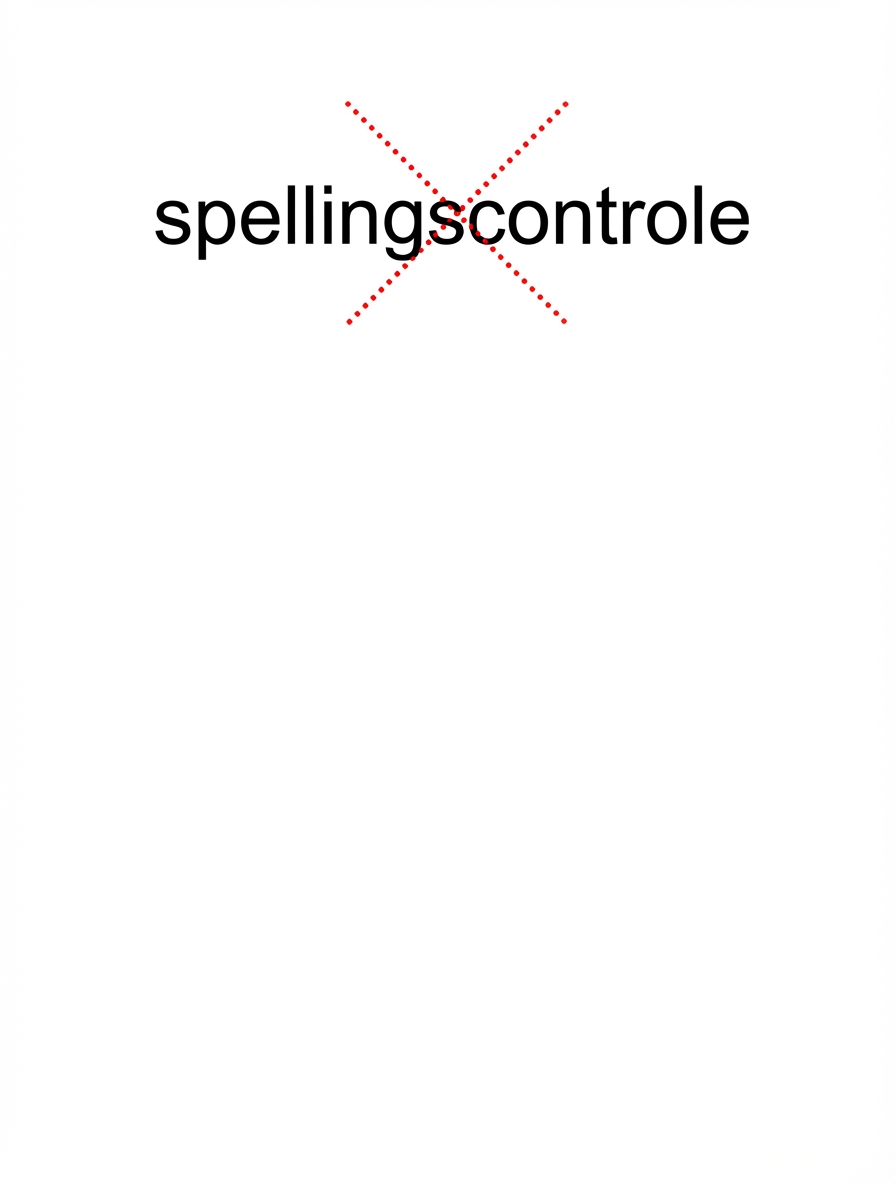 Spellingscontrole.