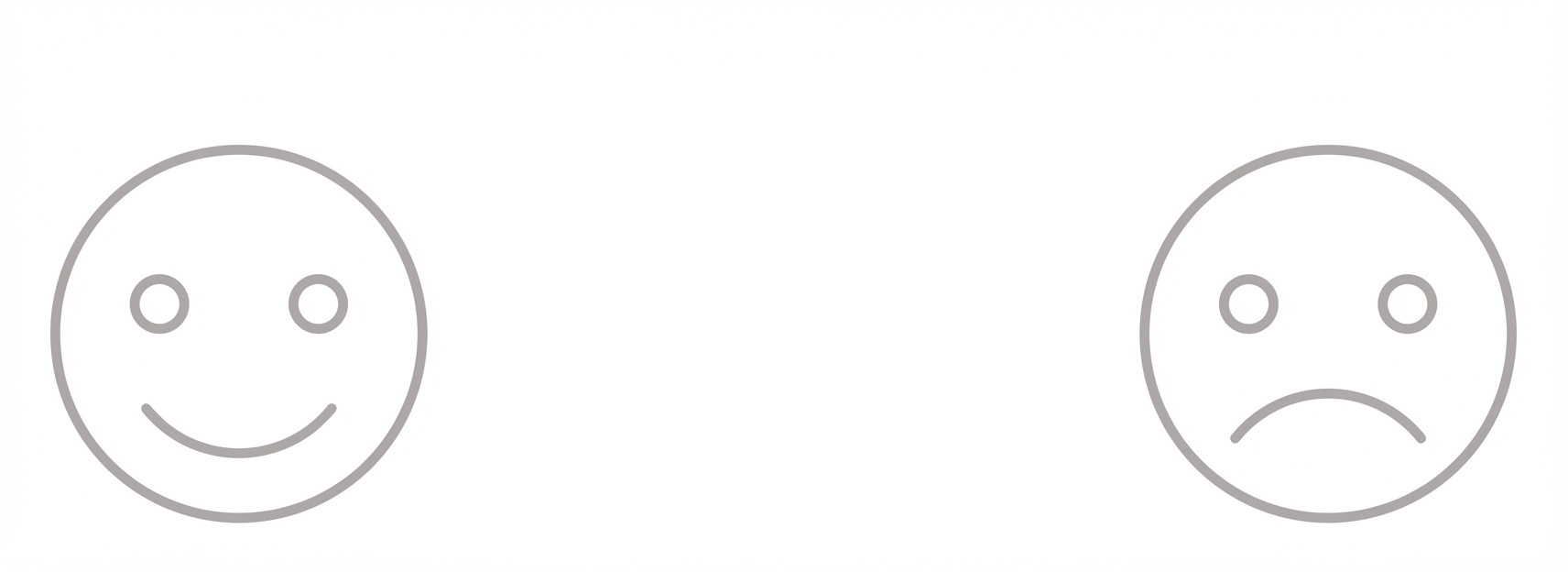 Nog een foto van een fronsend gezicht dat lijkt op de negatieve impact van AI.