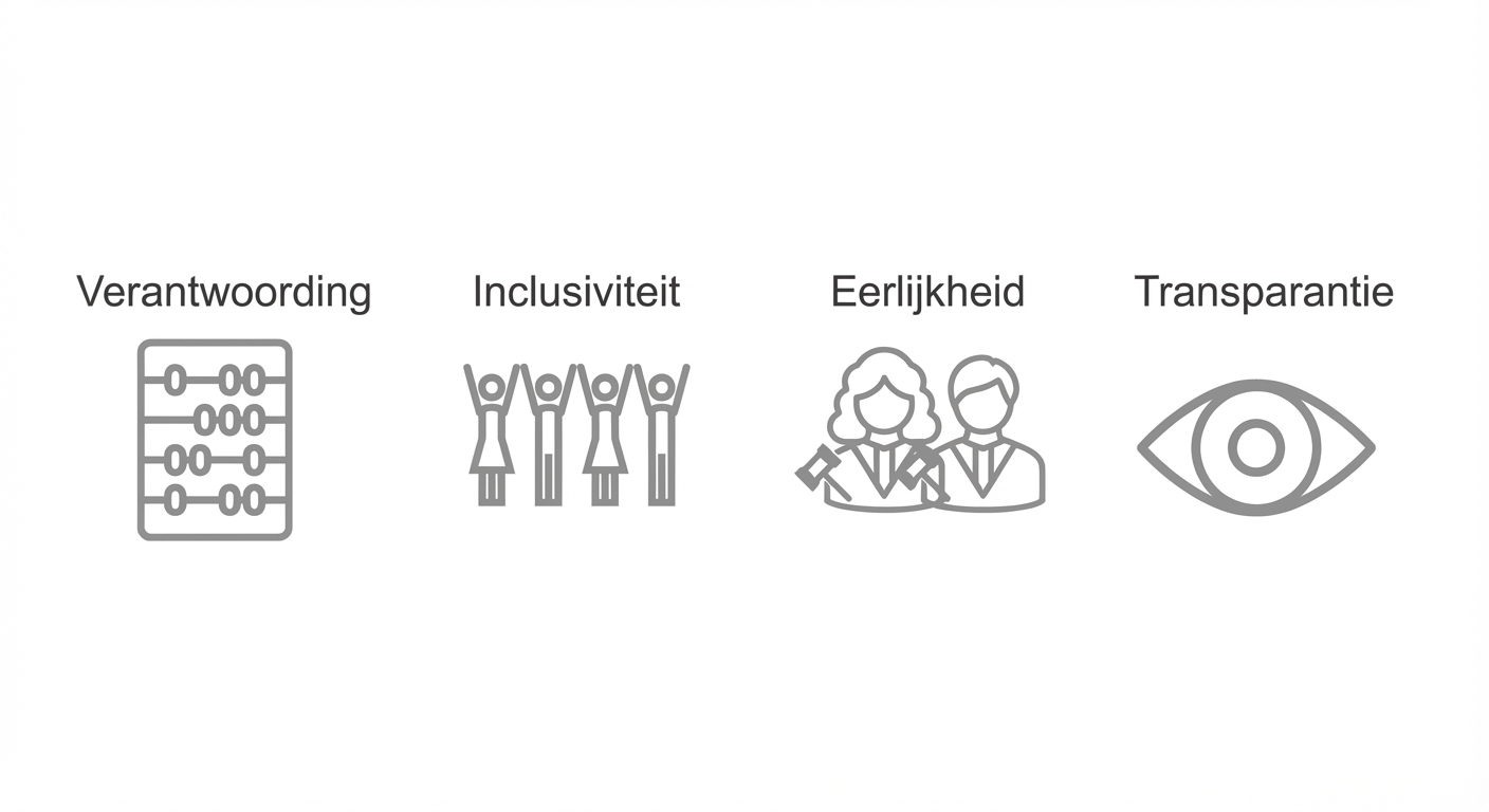 Een oog met het woord 'Transparantie'.