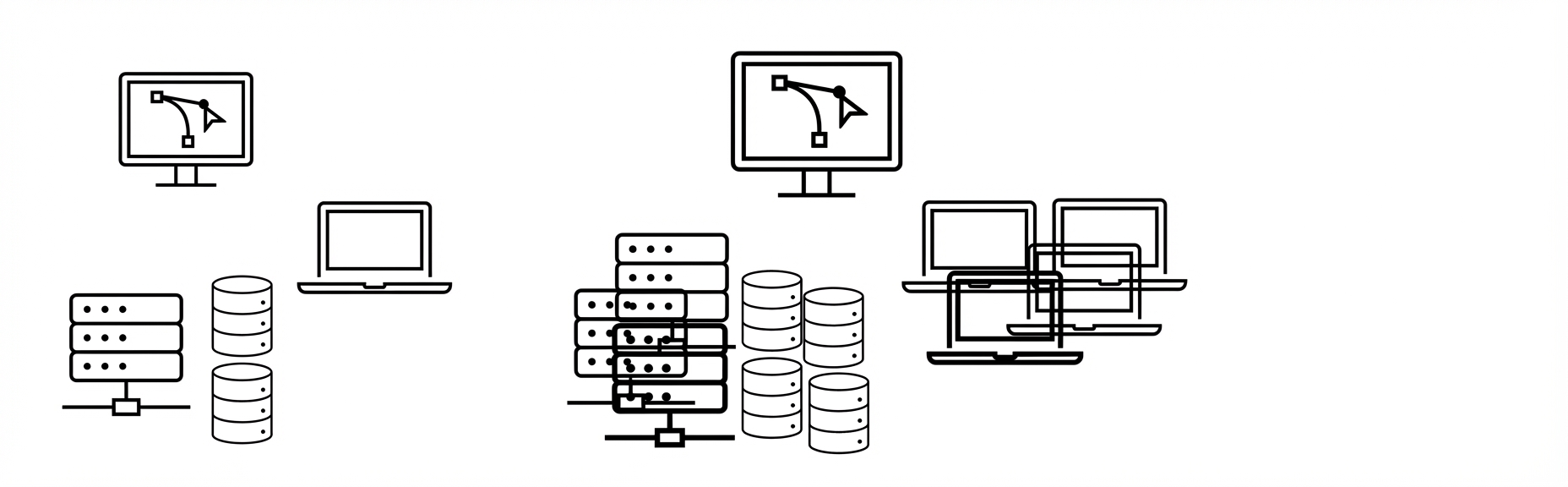 De infrastructuur groter maken.