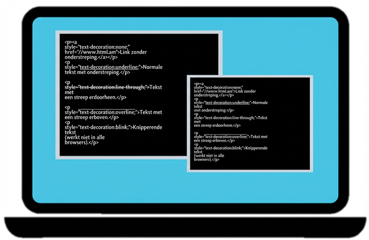 Afbeelding met complexe code op een scherm.